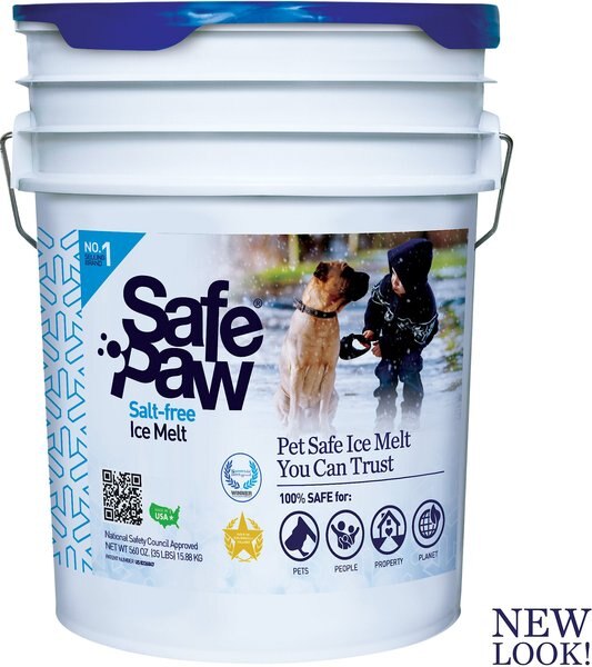 Safe Paw PetSafe Ice Melt for Dogs and Cats， 35-lb pail