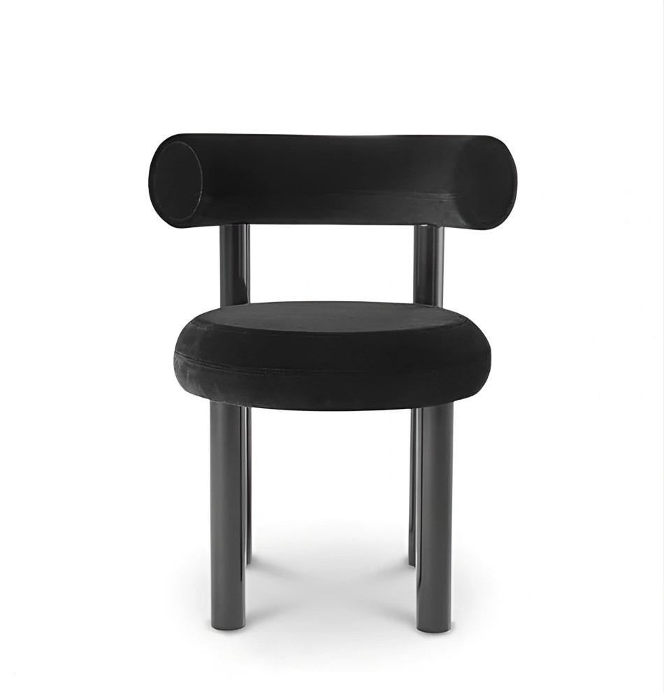 Modern Minimalist Fabric Dining Creative Chair   Contemporary   Dining Chairs   by Miron Demid LLC  Houzz