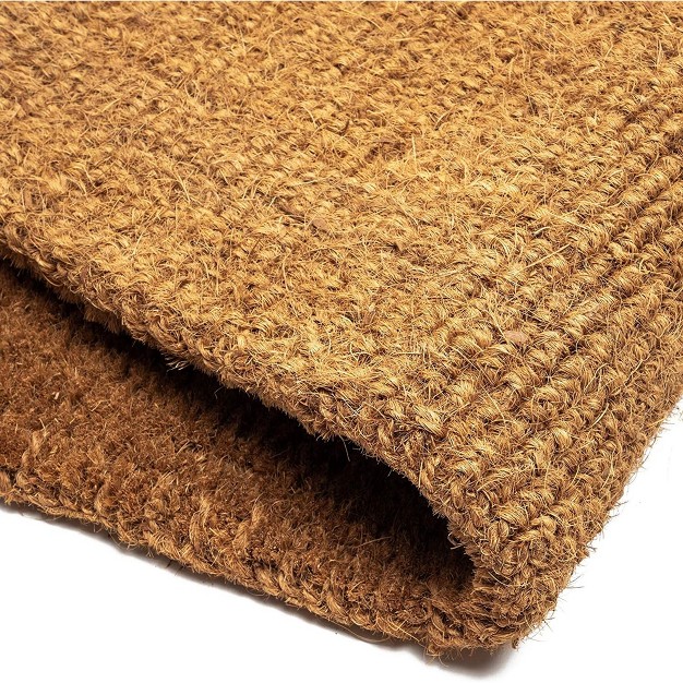 Juvale Natural Coir Doormat Welcome Mats For Front Door And Outdoor Entry 16x29 In