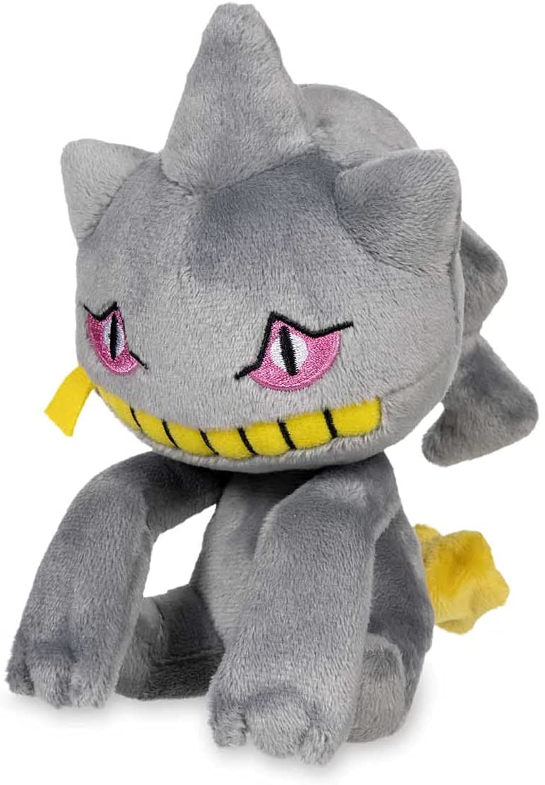 Pokemon Center: Sitting Cuties Banette Poke Plush， 6 Inch