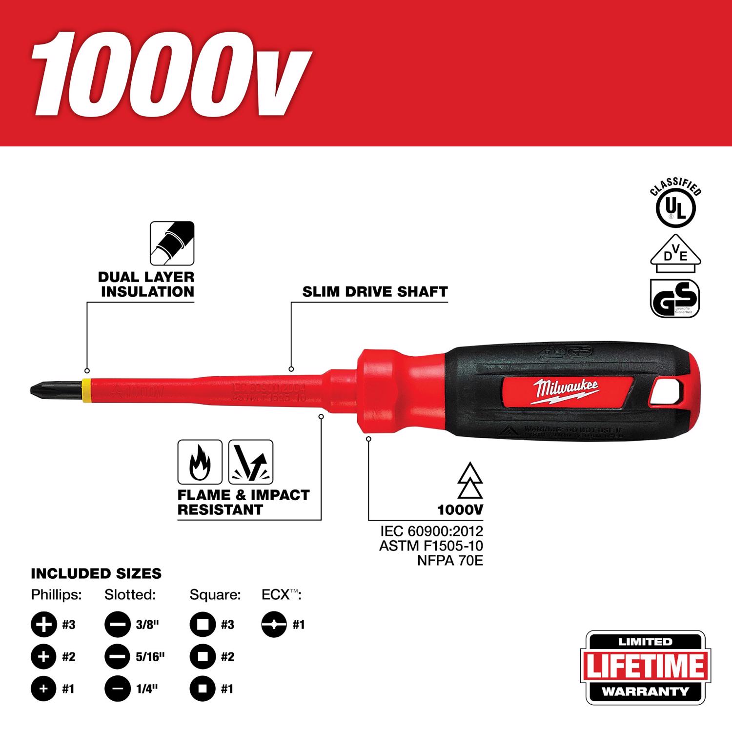 MW Insulated Screwdriver Set 10 pc