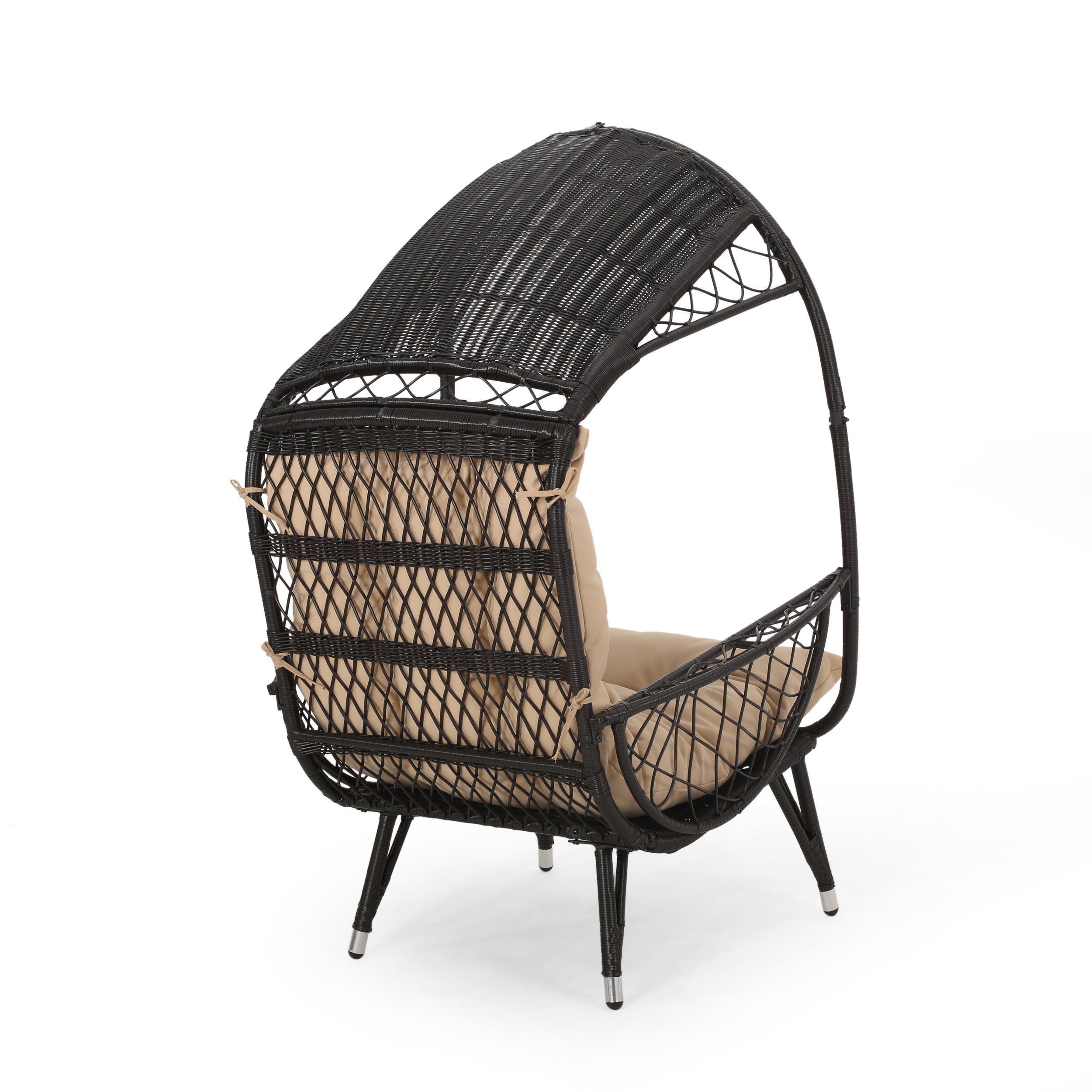 Primo Outdoor Wicker Freestanding Basket Chair