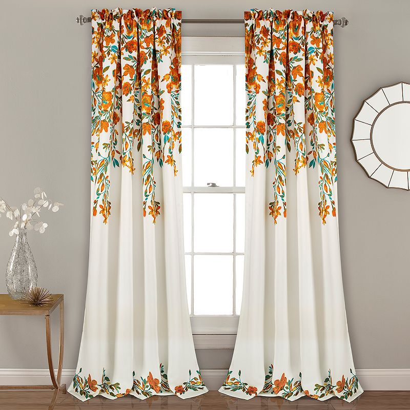 Lush Decor Tanisha Room Darkening Window Curtains Set