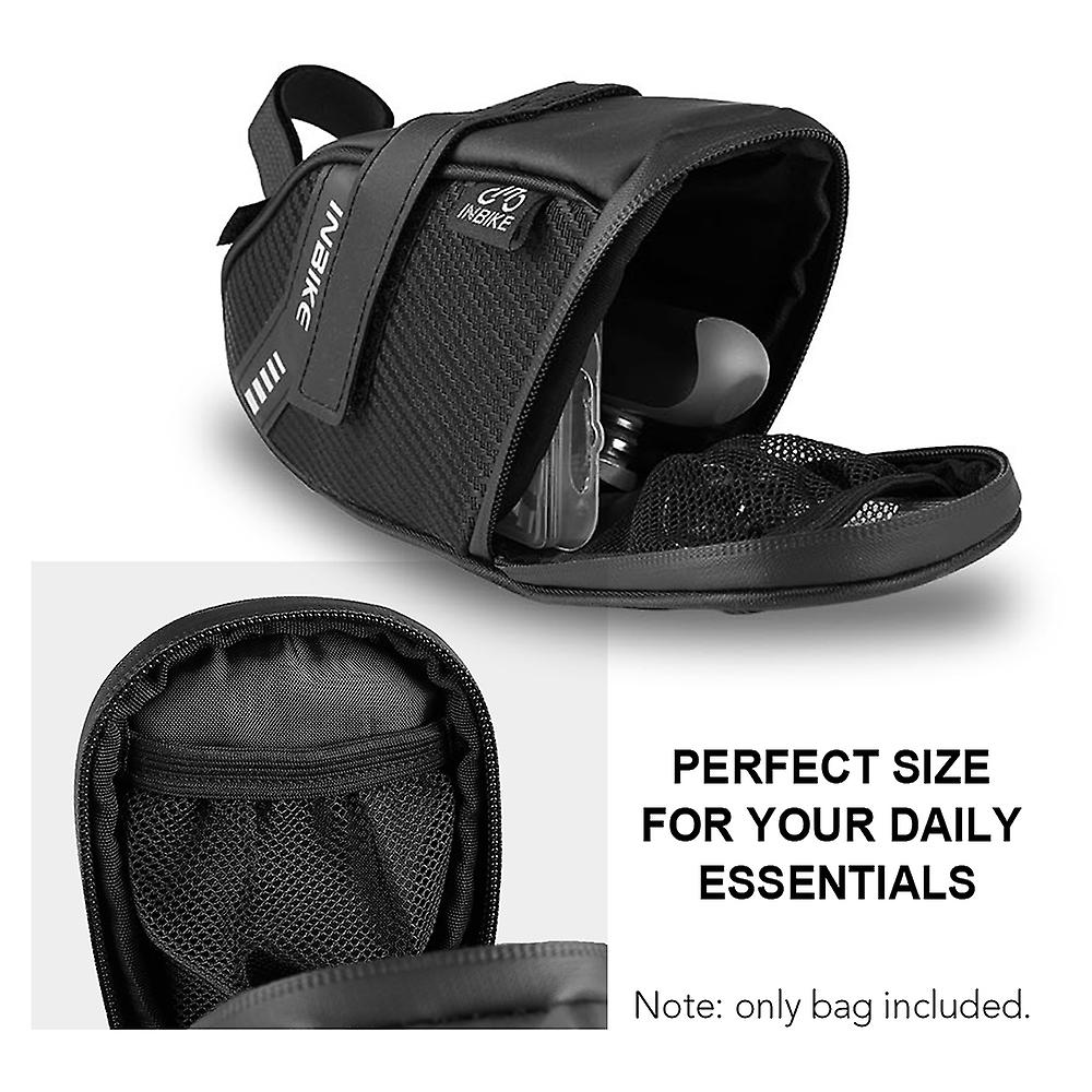 Bicycle Saddle Bag Waterproof Bike Seat Bag Reflective Cycling Rear Seat Post Bag Ultra Light Tail Rear Bag Bicycle Under Seat Pouch No.197323