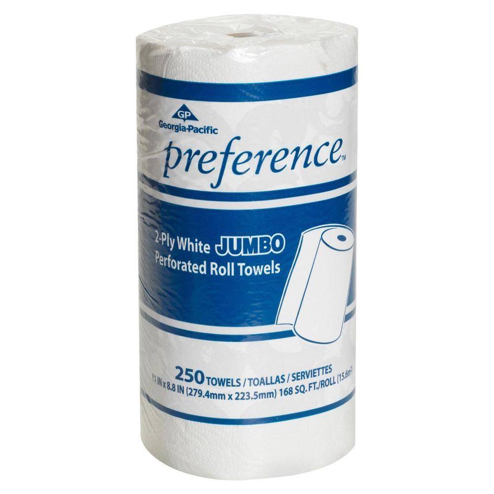 Georgia-Pacific Preference White Jumbo Perforated Roll Paper Towels (250 Sheets per Roll 12Carton) GEP27700