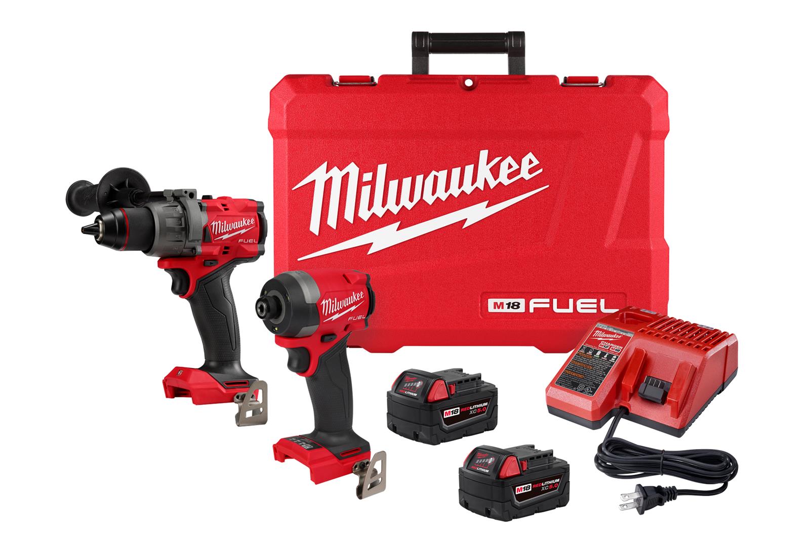 Milwaukee Tool 3697-22 Milwaukee M18 Cordless Lithium-Ion 2-Tool Combo Kits