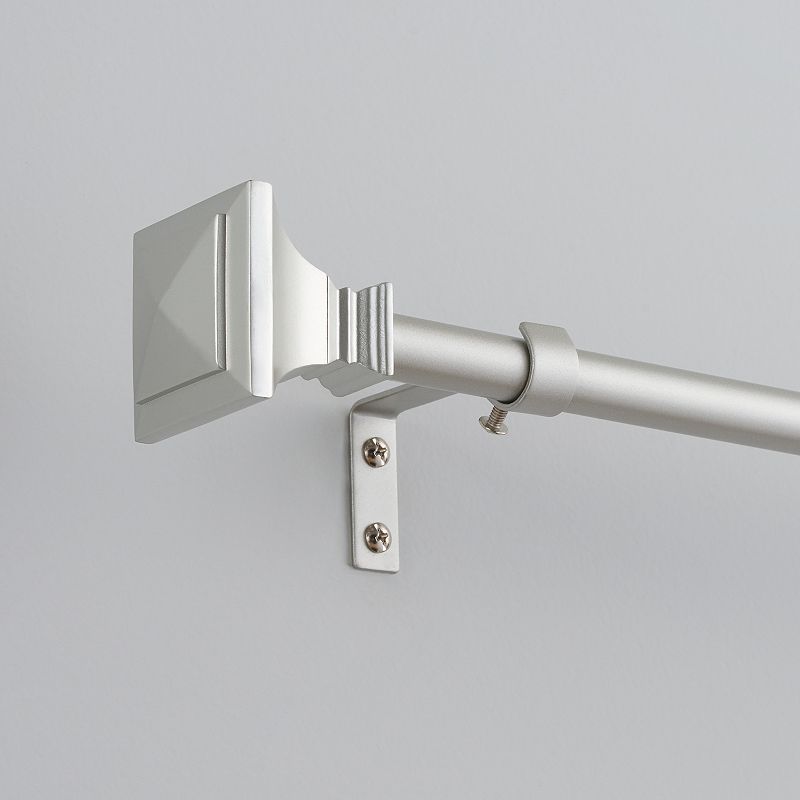 eclipse 5/8 Decorative Square Curtain Rod