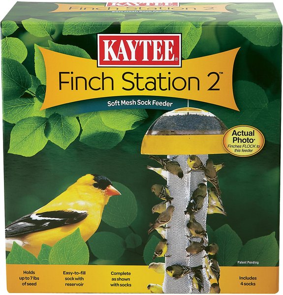 Kaytee Soft Mesh Finch Feeding Station 2 Bird Feeder