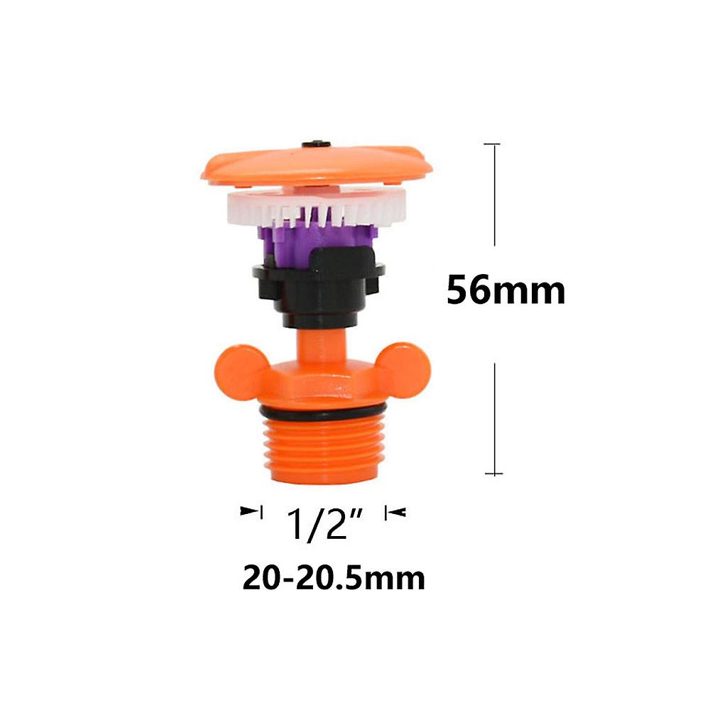 1/2andquot; 3/4andquot; Male Thread 360 Degree Rotating Jet Sprinklers Double Outlet Nozzles Garden Agriculture Irrigation Sprinklers