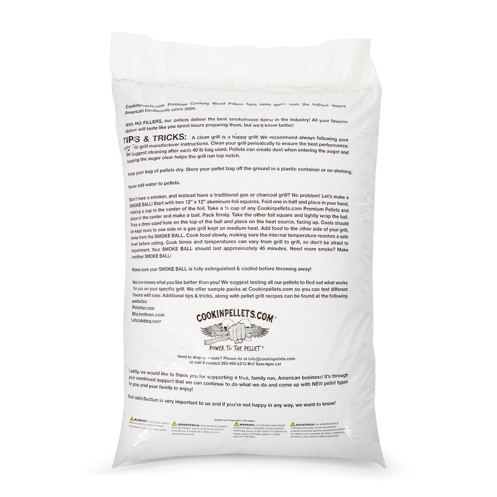 CookinPellets Premium Hickory Grill Smoker Wood Pellets  40 Lb Bag (4 Pack)