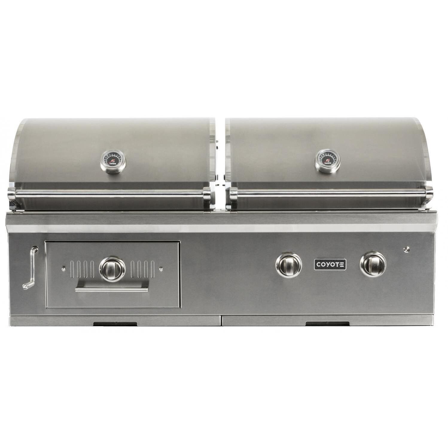 Coyote Centaur 50-Inch Built-In Propane Gas/Charcoal Dual Fuel Grill