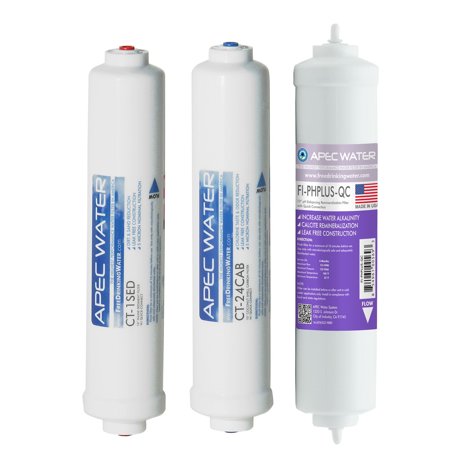 APEC Water Pre-Filter Set Countertop Reverse Osmosis System