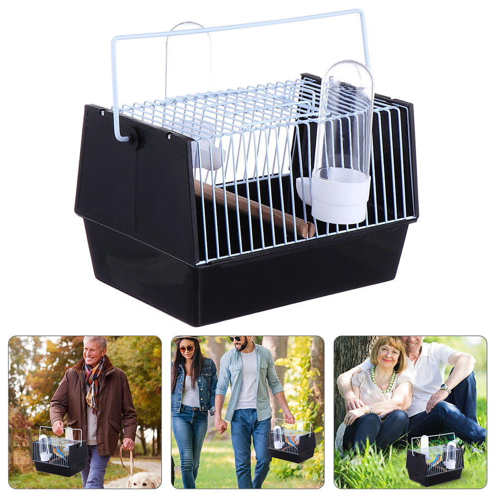 HOMEMAXS 1PC Portable Bird Cage Parrot Cage Outing Bird Carrying Cage Handheld Cage