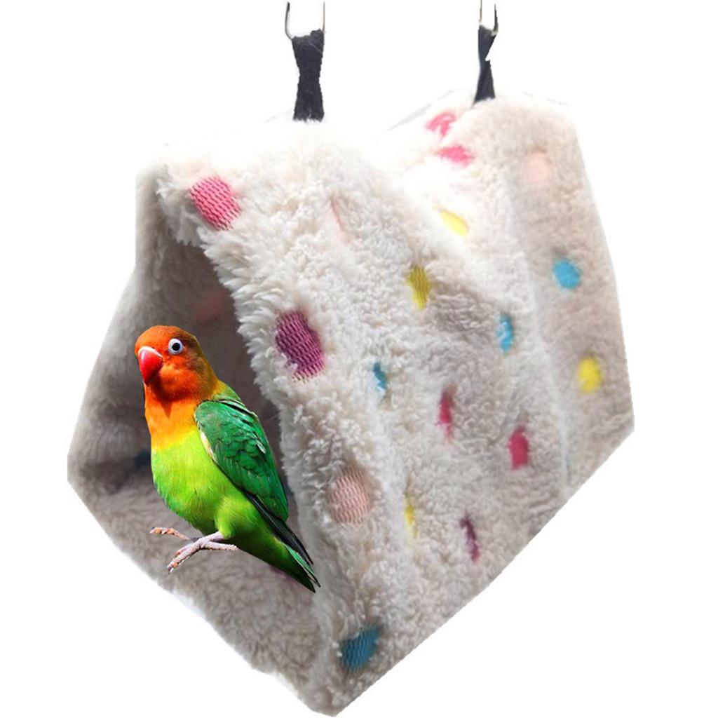 Triangle Comfortable Bird Cage Bed For Parrots Cockatiel Hamster Rat