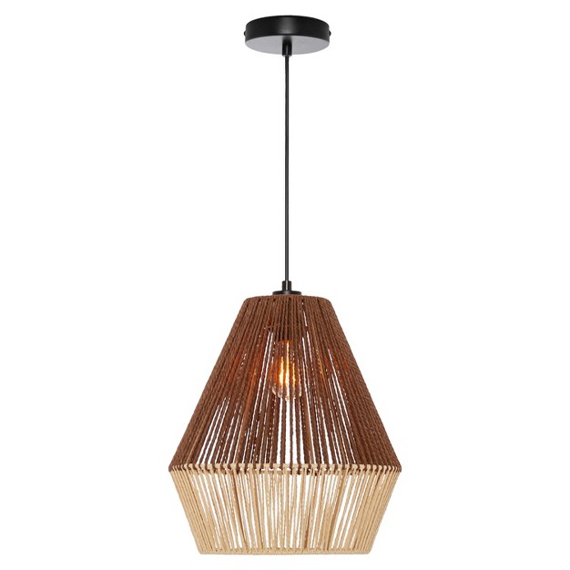 Bodhi Metal Pendant Light With Rattan Shade Ceiling Light River Of Goods