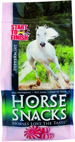 Manna Pro Start to Finish Peppermint Horse Treats， 5-lb bag