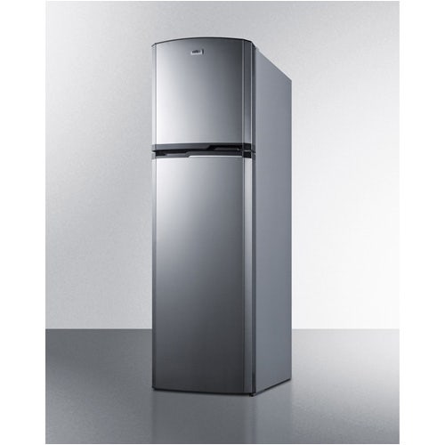 Summit Appliance FF948SSIM Frost-Free Refrigerator-Freezer With Installed Icemaker For Smaller Kitchens