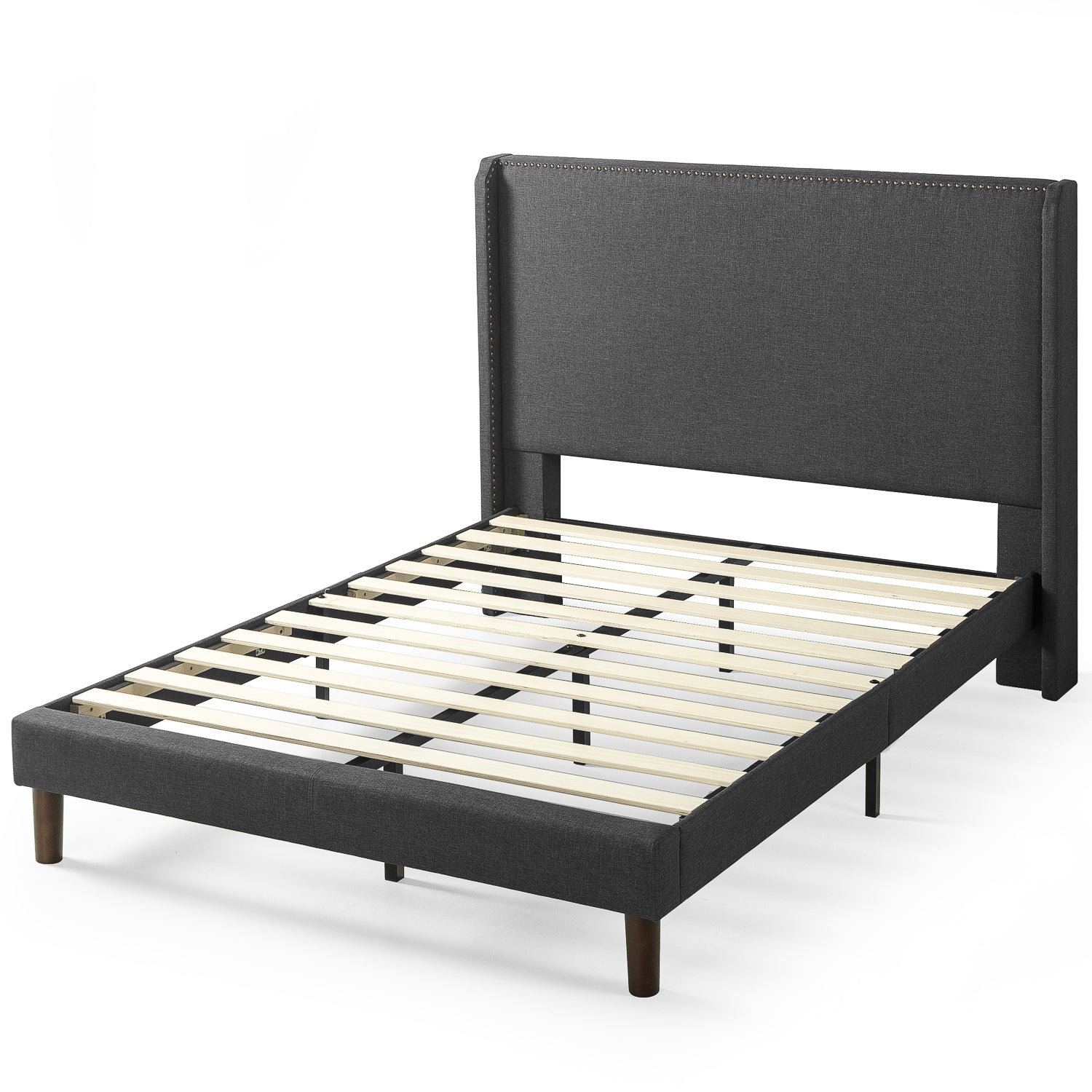 Zinus 51” Marcus Upholstered Platform Bed Frame, Full