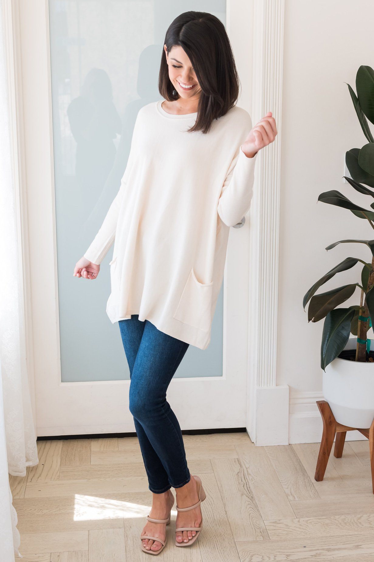 Casual Chic Modest Oversize Sweater