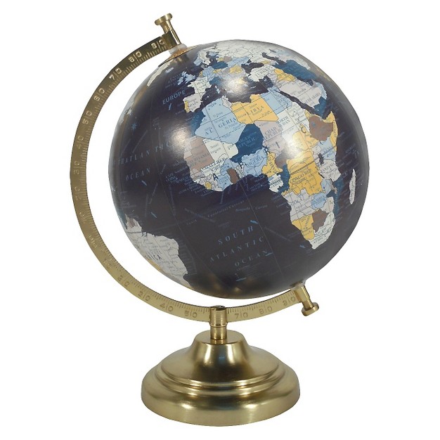 Desktop Globe W Gold Base