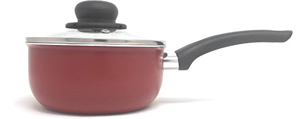 Ravelli Italia Linea 10 Non stick Saucepan With Lid 1 Quart Made In Italy