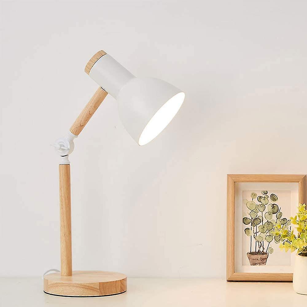 Decoration Table Lamp Led Desk Lamp E27 Living Room Wooden Lamp Modern