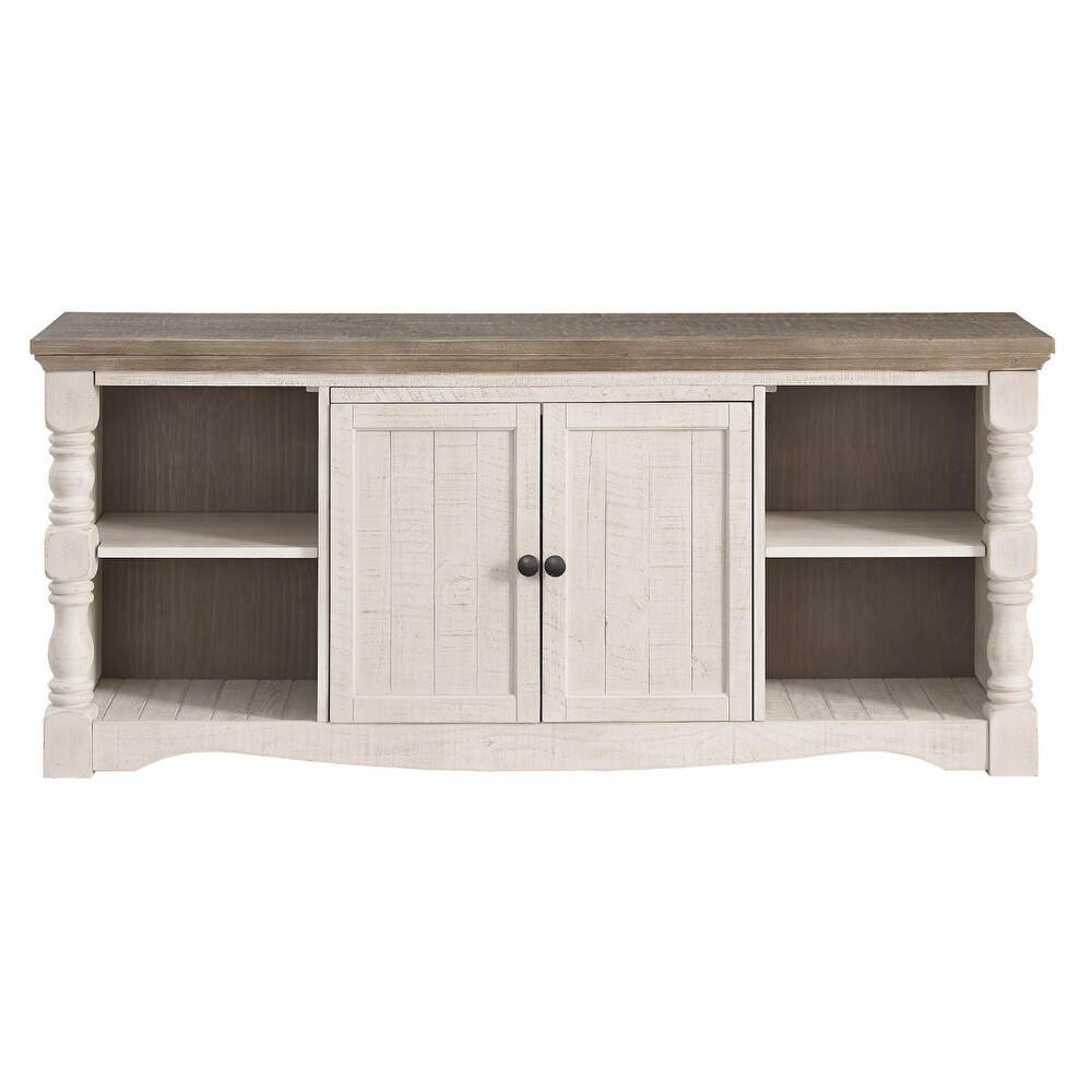 Signature Design by Ashley Cedar Hollow Two tone Extra Large TV Stand