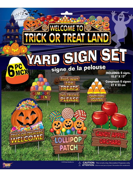 Ruby Slipper Sales 413368 Lawn Sign Set   Trick or...