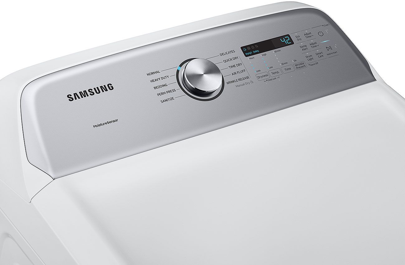  7.4 Cu. Ft. White Electric Dryer With Sensor Dry