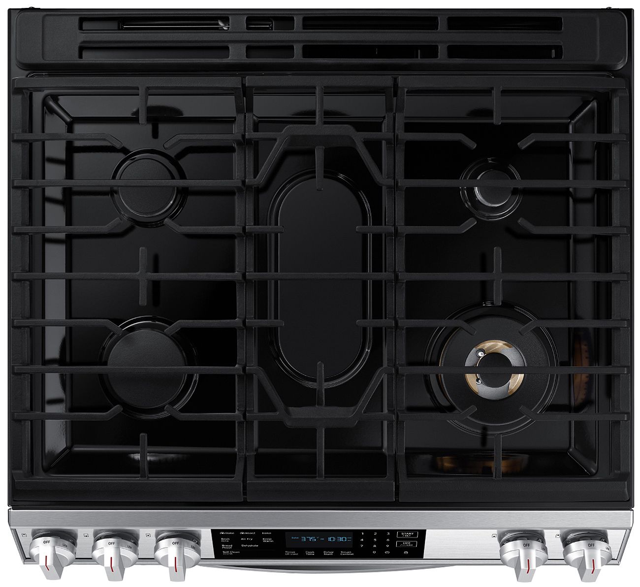  ADA 6 Cu. Ft. Fingerprint Resistant Stainless Steel Front Control Slide-In Gas Range With Air Fry