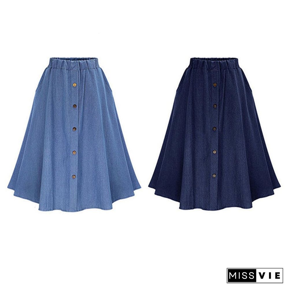 Summer Jeans Skirt Women High Waist Denim Skirts Female Mini Saia Plus Size Faldas Casual Pencil Skirt