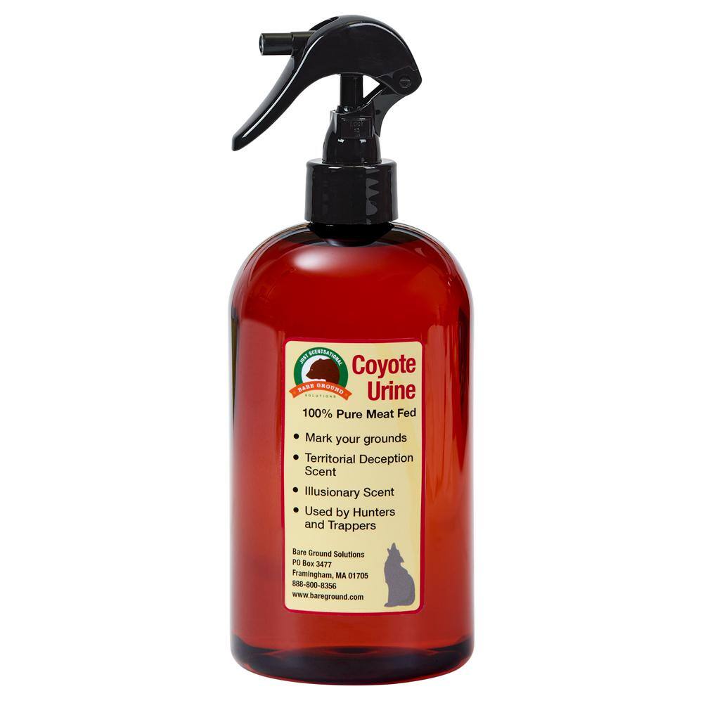 Just Scentsational Coyote Urine Predator Scent 16 oz in Trigger Sprayer by Bare Ground RS-16TR