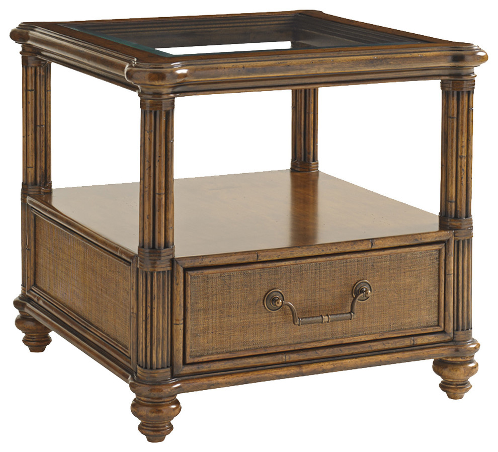 Tommy Bahama Bali Hai Bimini End Table   Tropical   Side Tables And End Tables   by Emma Mason  Houzz