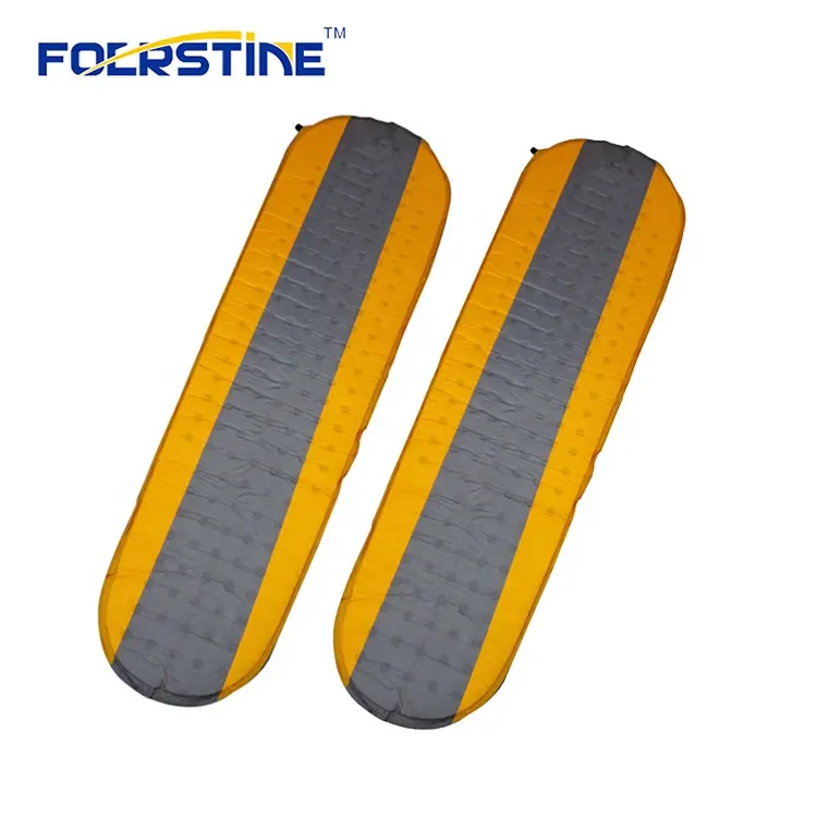 Wholesale 75D Polyester PVC Camping Traveling Quick Self Inflating Sleeping Pad