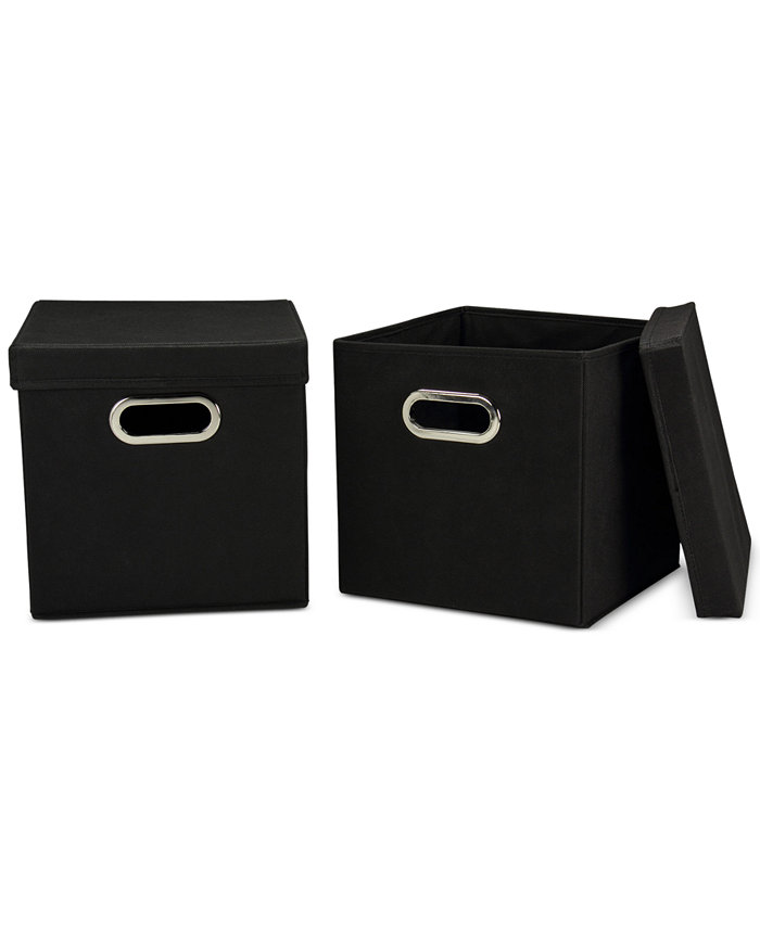 Household Essentials 2-Pc. Storage Cube Set with Lids