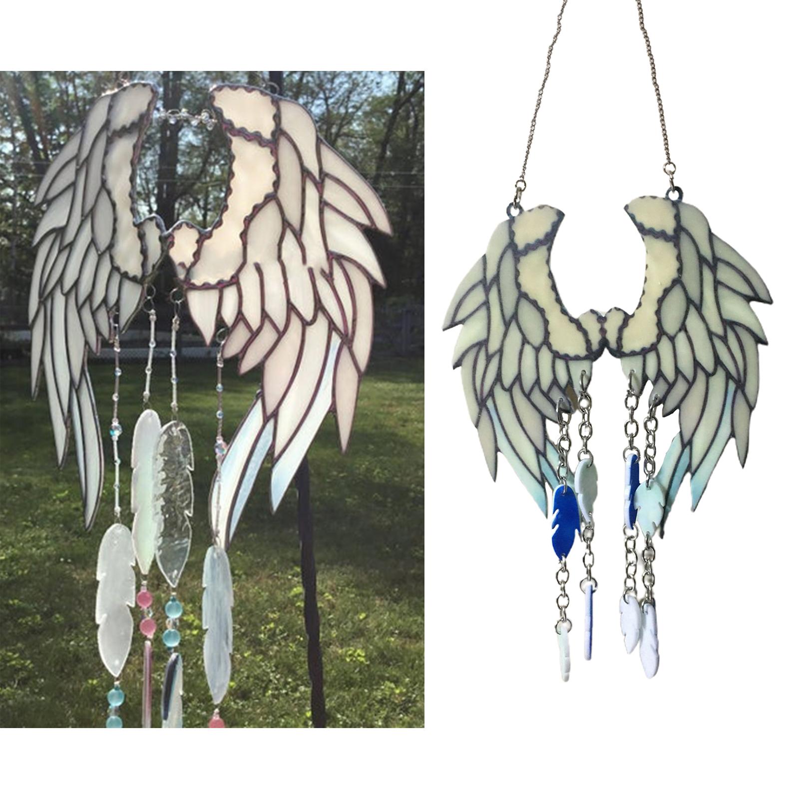 Unique Wind Chimes Outdoor Decor， Memorial Windchimes， Angel Sympathy Wind Chimes Gifts f ing B