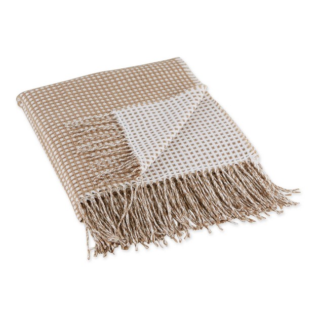 Waffle Knit Throw Blanket Design Imports