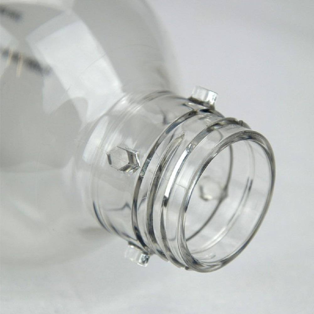 DrinkMate 1 L Black Carbonating Water Machine Bottles (2-Pack) 001-02-2X