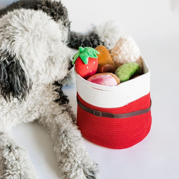 Midlee Christmas Santa Rope Basket