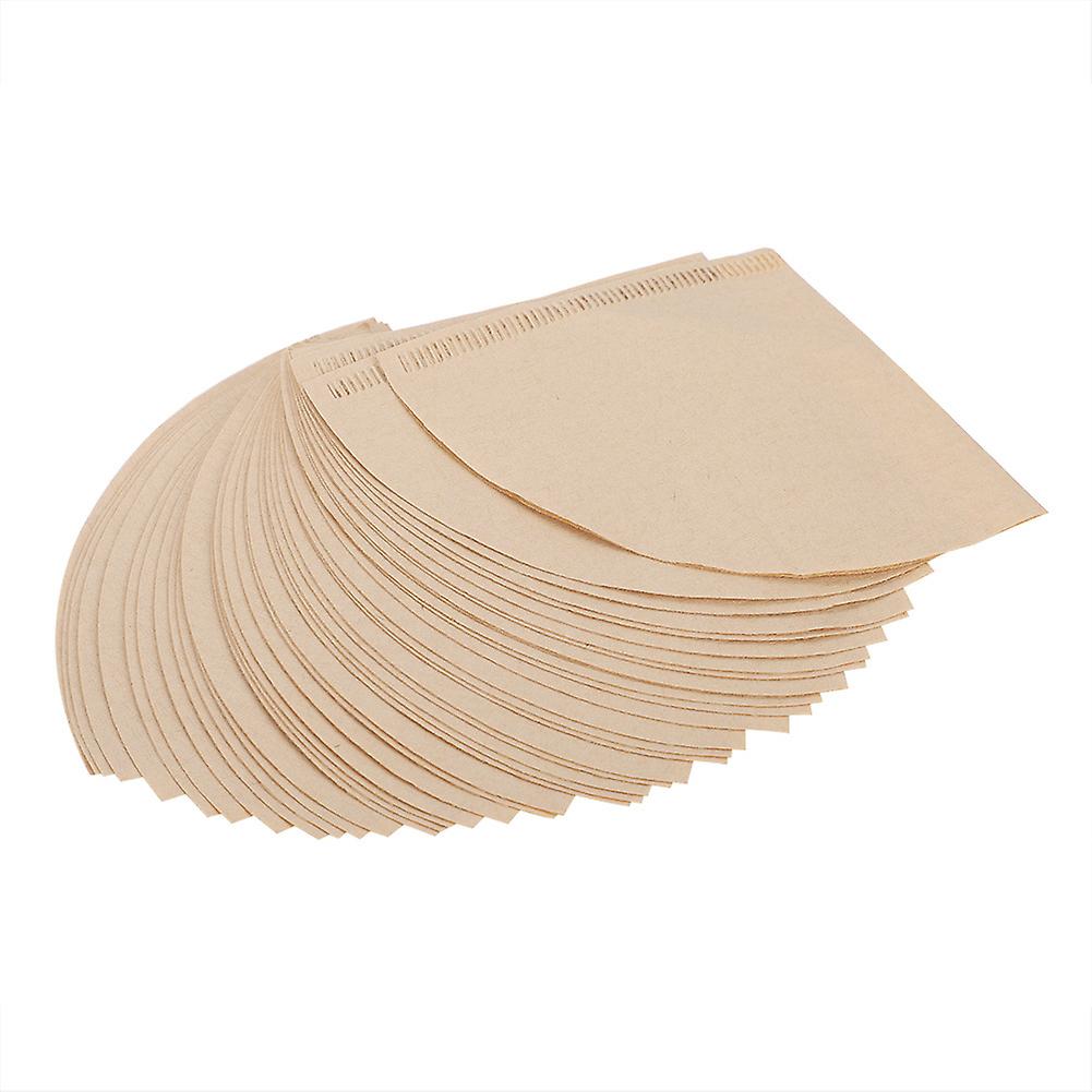 40pcs Sector Coffee Filter Papers Coffee Maker Filters Strainers For 1-2cups