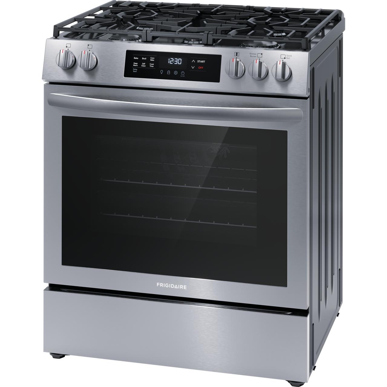 Frigidaire 30-inch Freestanding Gas Range FCFG3083AS