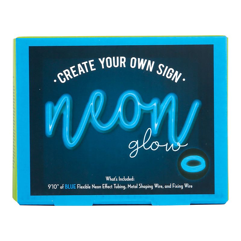 iscream Customizable Blue Neon Sign