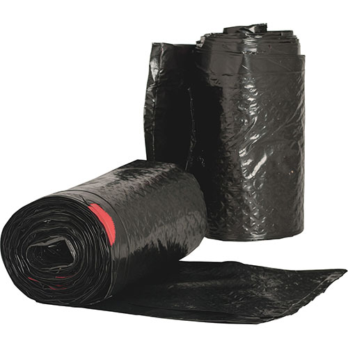 Genuine Joe Black Trash Bags | 45 Gallon， Case of 40 | GJO04046