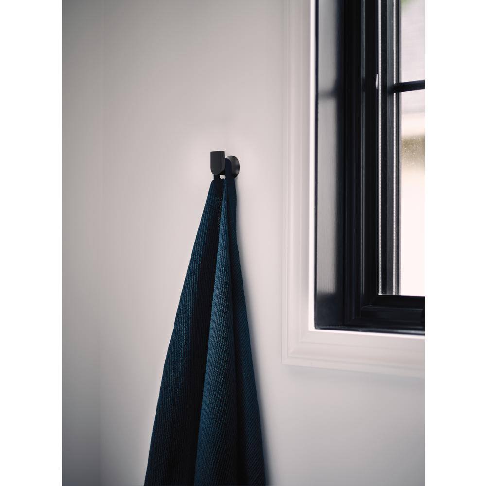 MOEN Genta LX Single Robe Hook in Matte Black BH3803BL