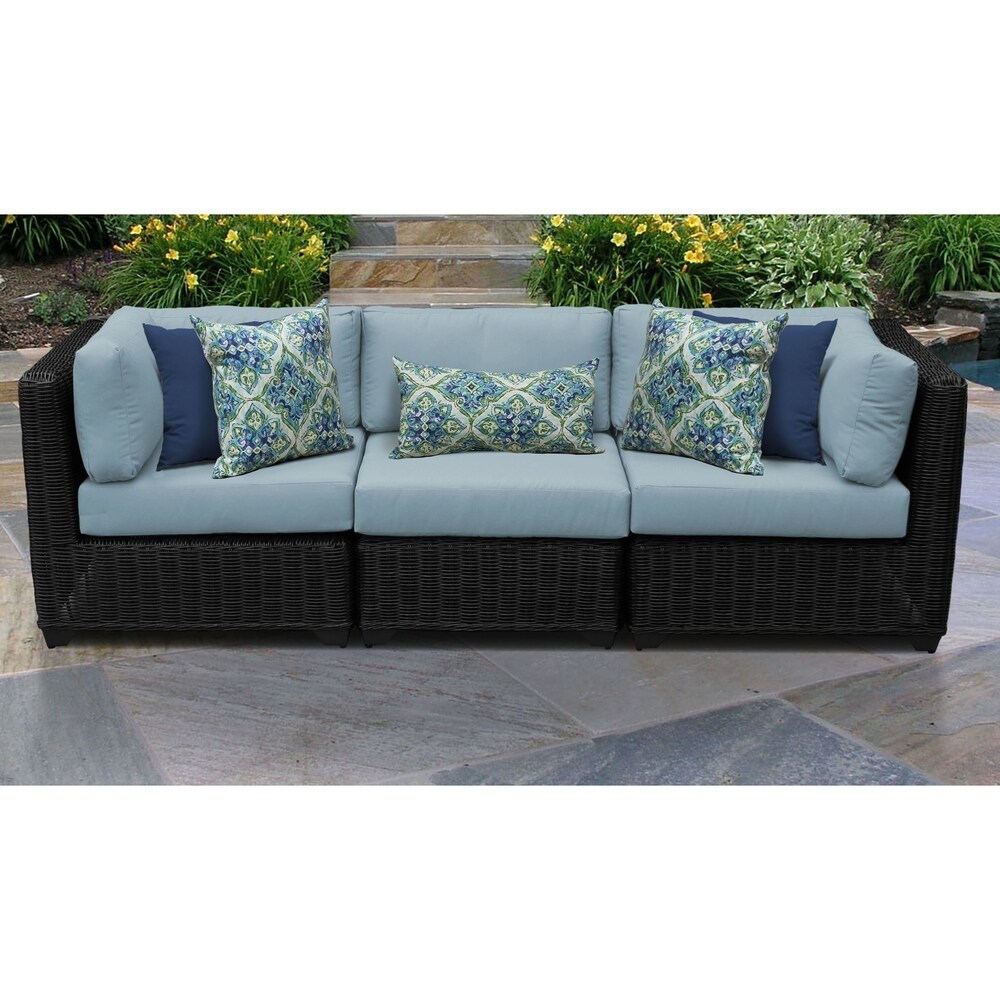 Venice 3 Piece Outdoor Wicker Patio Furniture Set