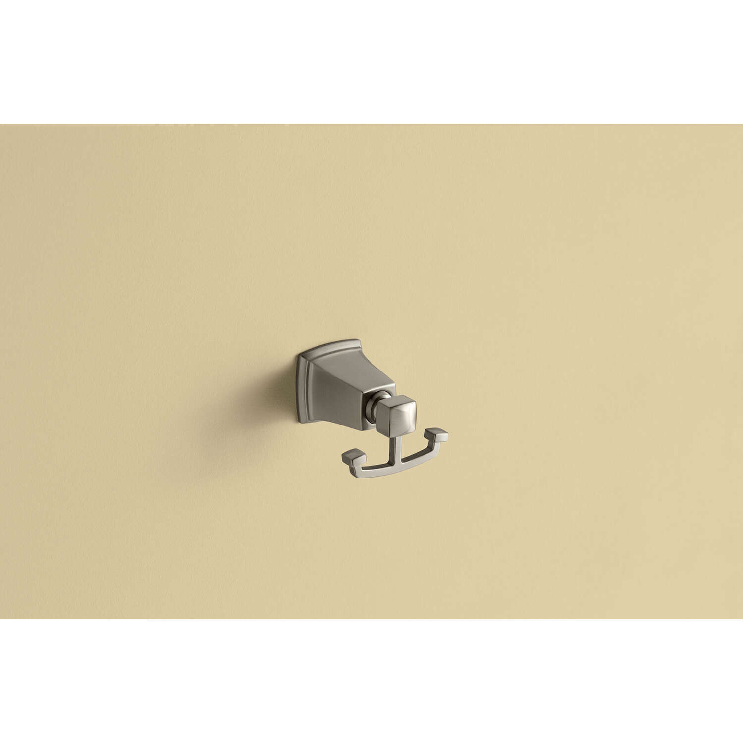 Moen Boardwalk 2.5 in. H X 3.06 in. W X 3.29 in. L Brushed Nickel Robe Hook