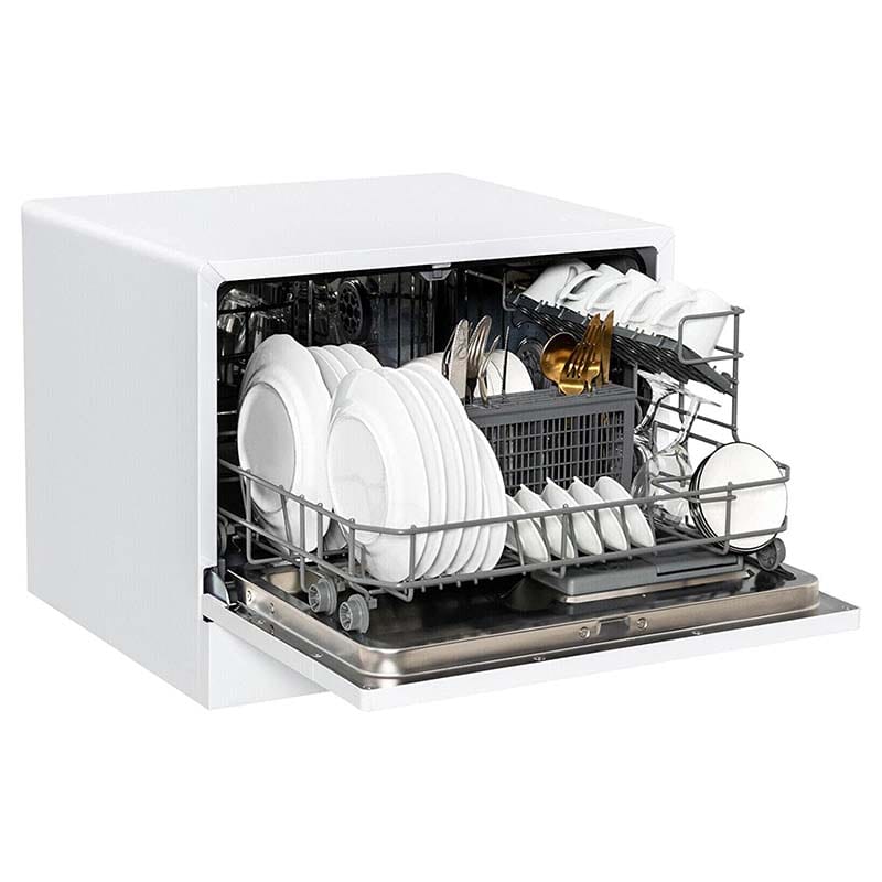 72 Pcs Large Capacity Countertop Dishwasher Portable Built-In Dishwasher with 6 Places Setting