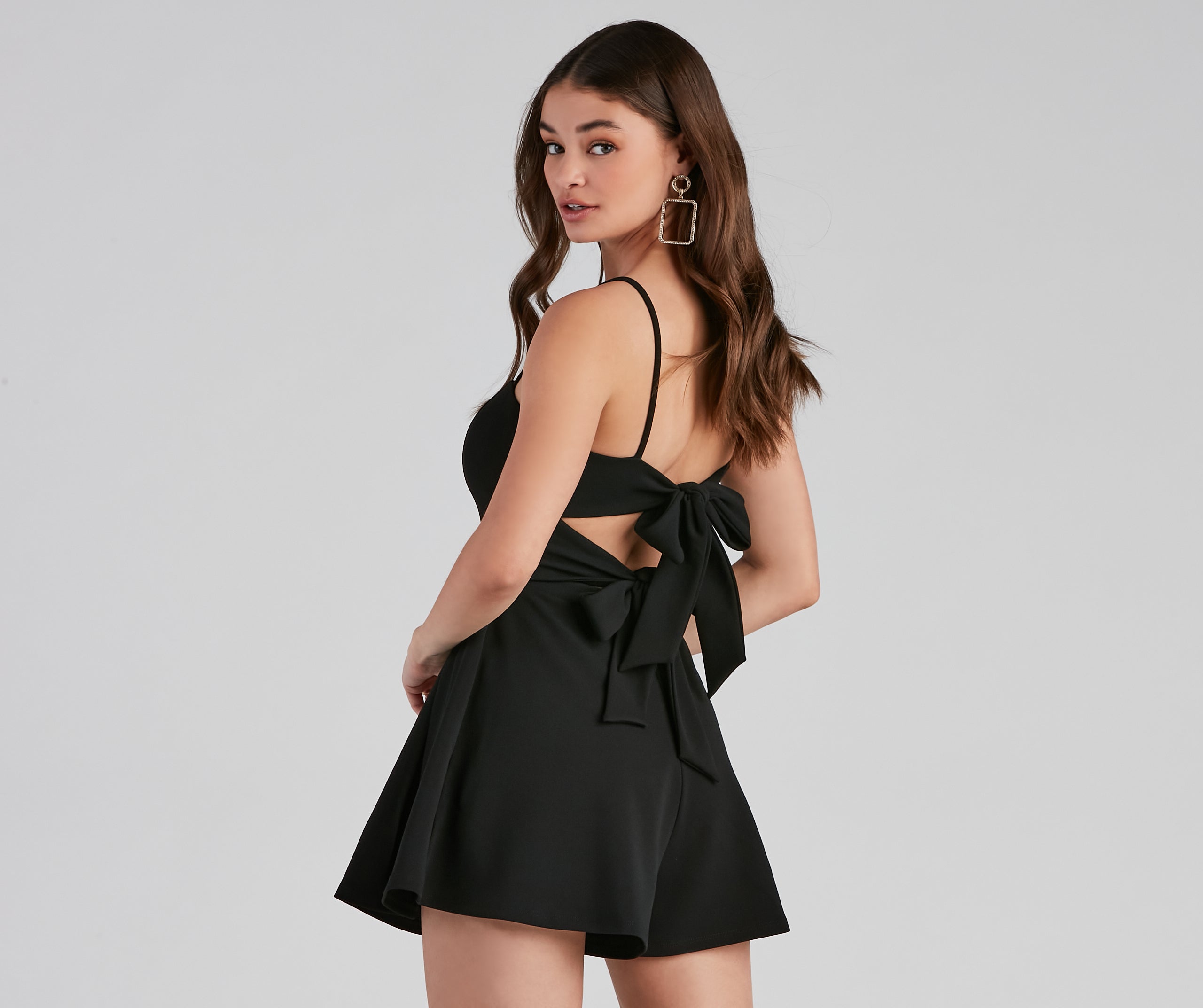 Standing Ovation Crepe Pleat Romper