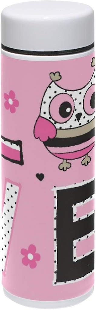 Vacuum Insulated Stainless Steel Water Bottle Cute Owl Cartoon Thermos Tumblers Portable Hyrdoflask Travel Mug