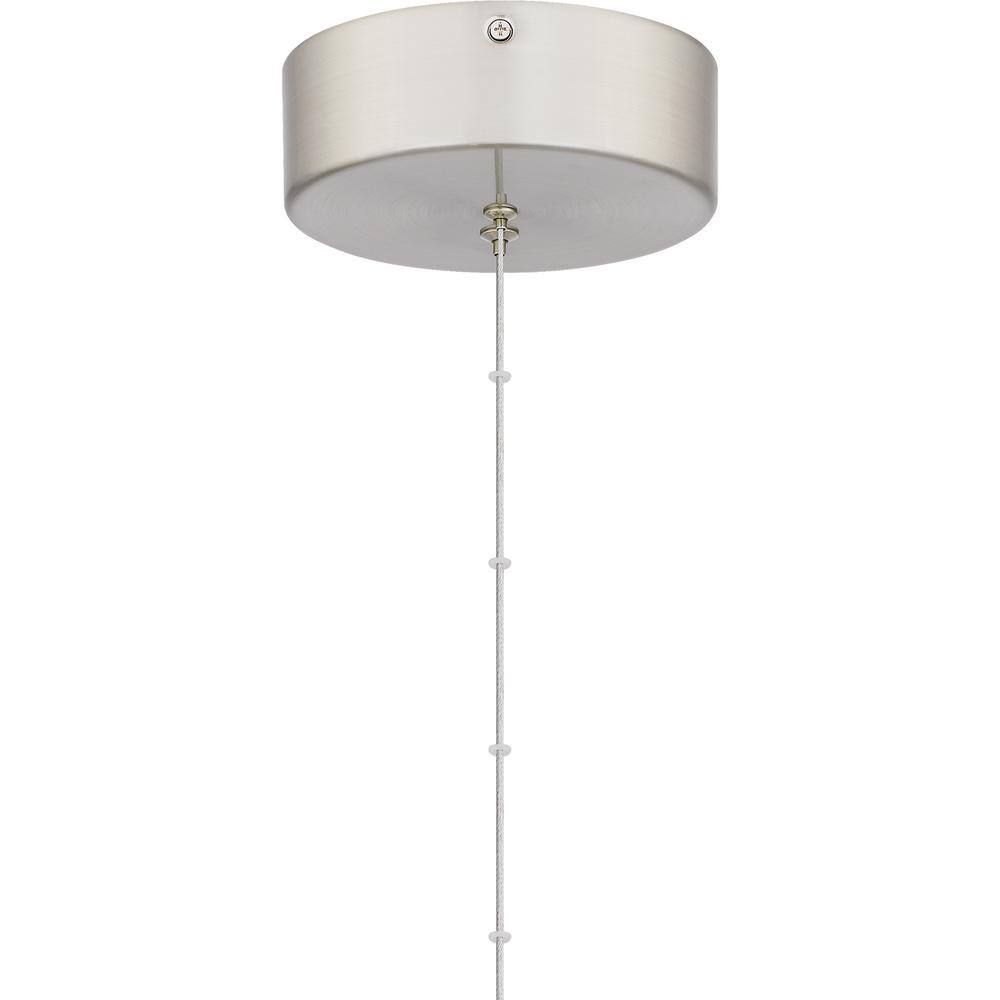 Hampton Bay Birmingham 35-Watt Brushed Nickel Integrated LED Pendant HD7995A2